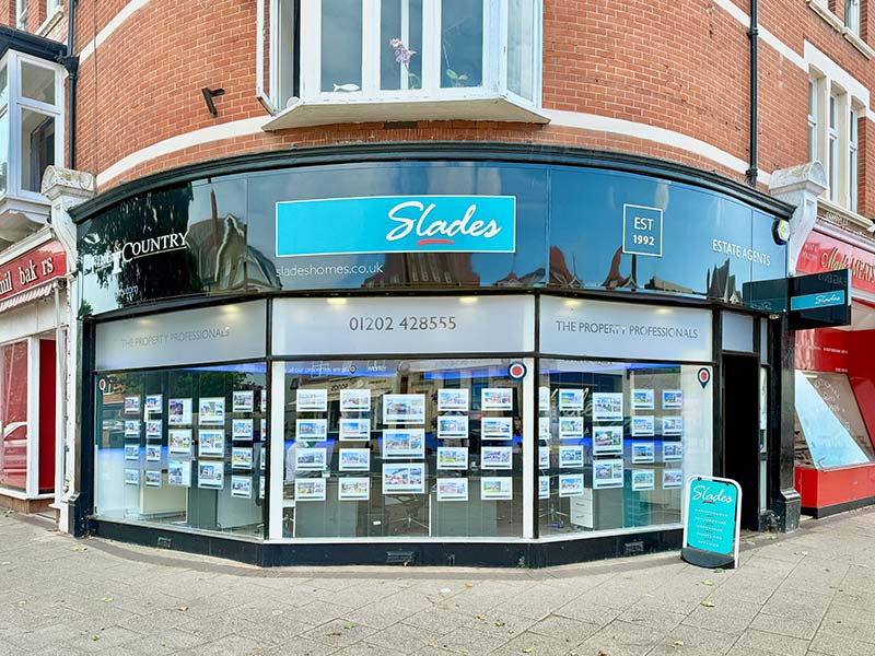 Slades Estate Agents - SOUTHBOURNE OFFICE FRONT - Button